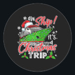 Adesivo Redondo Aw Ship É A Christmas Trip Cute Cruise Family F<br><div class="desc">Aw Ship É A Christmas Trip Cute Cruise Family Friend Xmas 1</div>