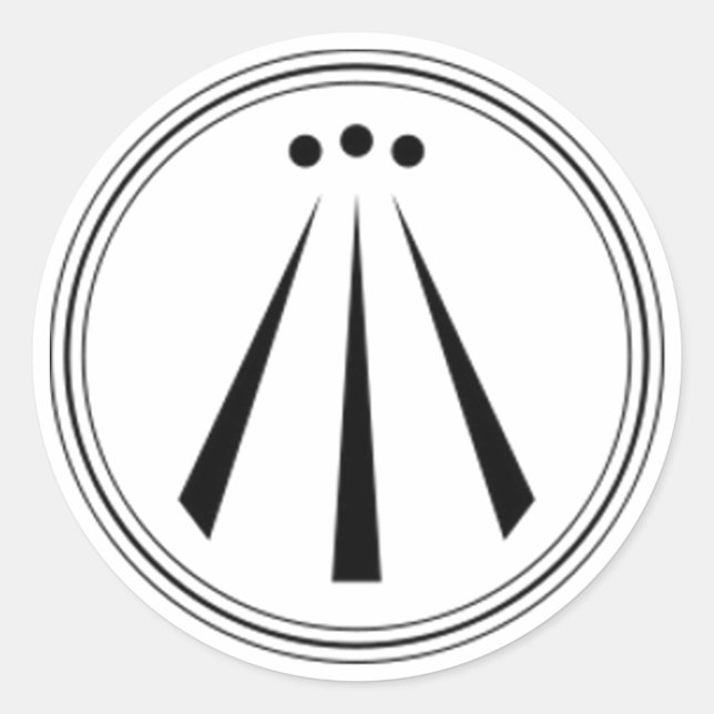 Adesivo Redondo Awen (Comum) (Frente)