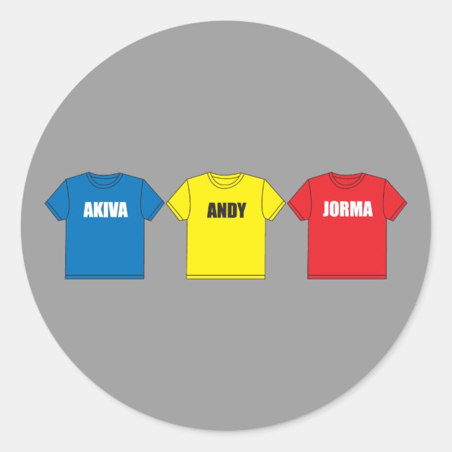 Adesivo Redondo Awesometown (Frente)