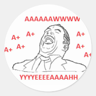 ADESIVO REDONDO AWW YEAH A+