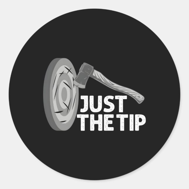 Adesivo Redondo Ax Jogando Para Lançadores Ax (Frente)