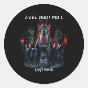 Adesivo Redondo Axel Rudi Pell Perdido Xxiii