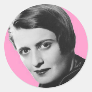 Adesivo Redondo ayn-rand