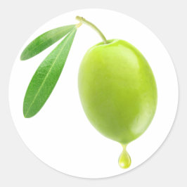 Adesivo Redondo Azeite