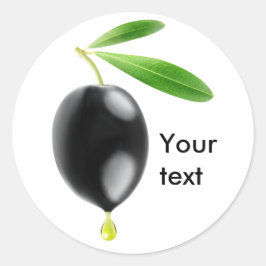 Adesivo Redondo Azeite