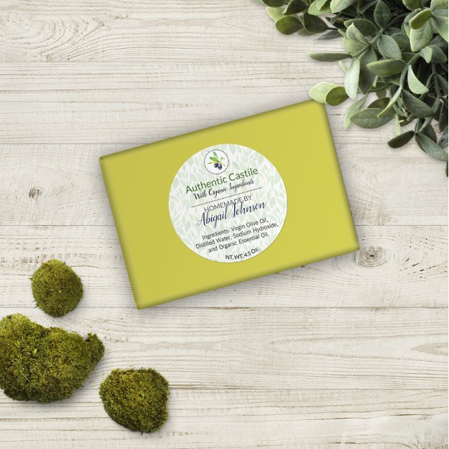 Adesivo Redondo Azeite Puro, Óleo De Azeitona, Fita De Casamento E (Criador carregado)