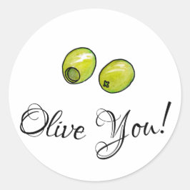 Adesivo Redondo Azeitona