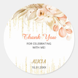 Adesivo Redondo Azeitona Amarelo-Laranja Dourada Corante Luminosa