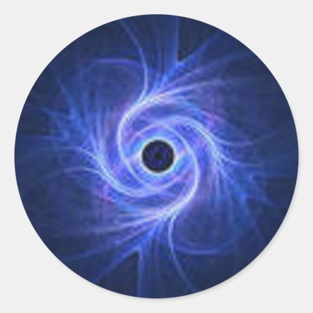 Adesivo Redondo Azul (Frente)