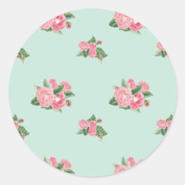 Adesivo Redondo Azul-azul-pata