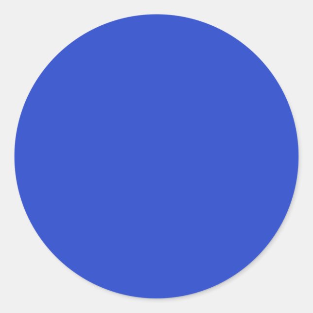 Adesivo Redondo Azul (cor sólida) (Frente)