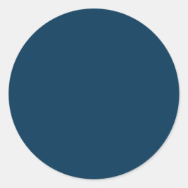 Adesivo Redondo Azul da Prússia