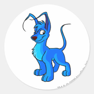Adesivo Redondo Azul de Gelert