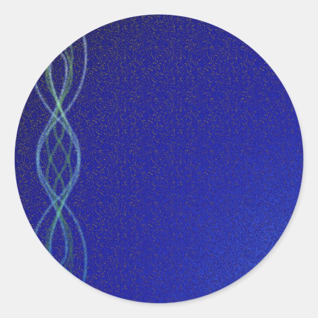 Adesivo Redondo Azul escuro (Frente)