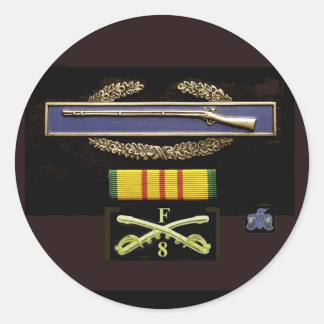 Adesivo Redondo Azul Fantasma Blues CIB (Frente)