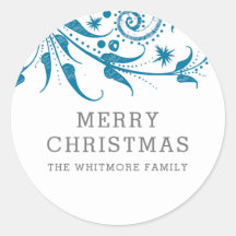 Azul Frost Feliz Natal