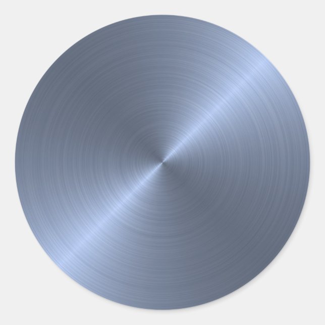 Adesivo Redondo Azul metálico (Frente)