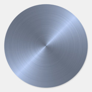 Adesivo Redondo Azul metálico