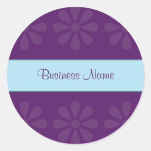 ADESIVO REDONDO AZUL ROXO DO DESIGN 04 DE CRE8TIVE