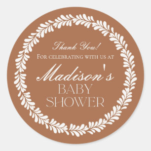 Adesivo Redondo Azulejo Clay Talavera Chá de fraldas Fiesta Espanh