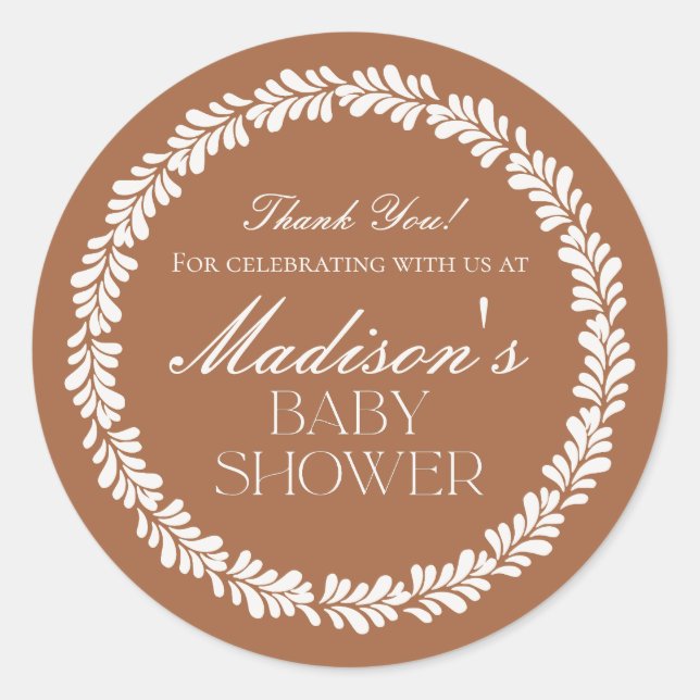 Adesivo Redondo Azulejo Clay Talavera Chá de fraldas Fiesta Espanh (Frente)