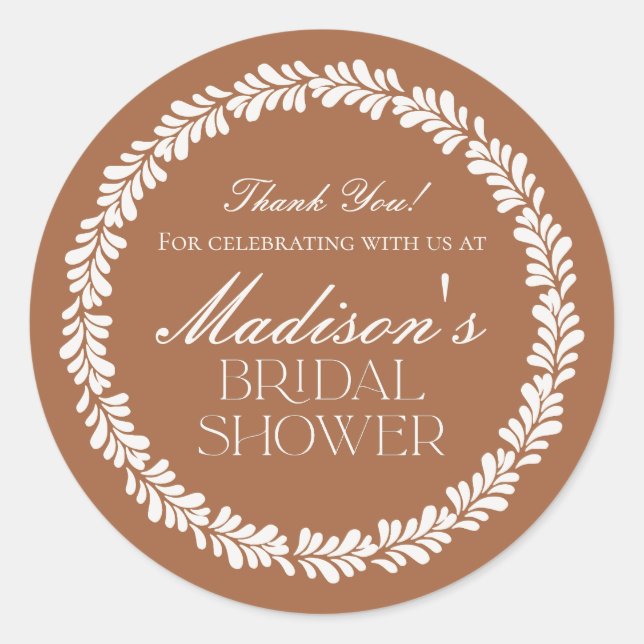 Adesivo Redondo Azulejo Clay Talavera Festa Espanhola Chá de Noiva (Frente)