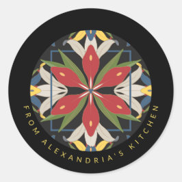 Adesivo Redondo Azulejo da Cozinha Moderna | Da Cozinha De