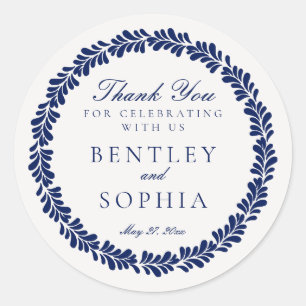 Adesivo Redondo Azulejo de Talavera Espanhol Fiesta Weding Favor