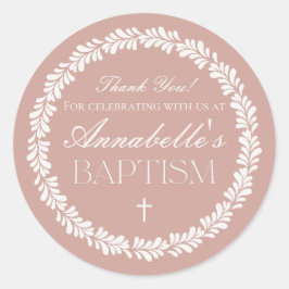 Adesivo Redondo Azulejo Rosa Talavera Espanhol Fiesta Baptism Favo