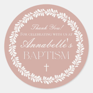 Adesivo Redondo Azulejo Rosa Talavera Espanhol Fiesta Baptism Favo