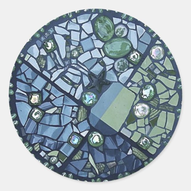 Adesivo Redondo Azulejo Stickert (Frente)