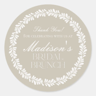 Adesivo Redondo Azulejo Talavera Bege Brunch de Noiva Fiesta Espan