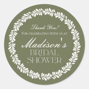 Adesivo Redondo Azulejo Verde de Talavera Festa Espanhola Chá de N