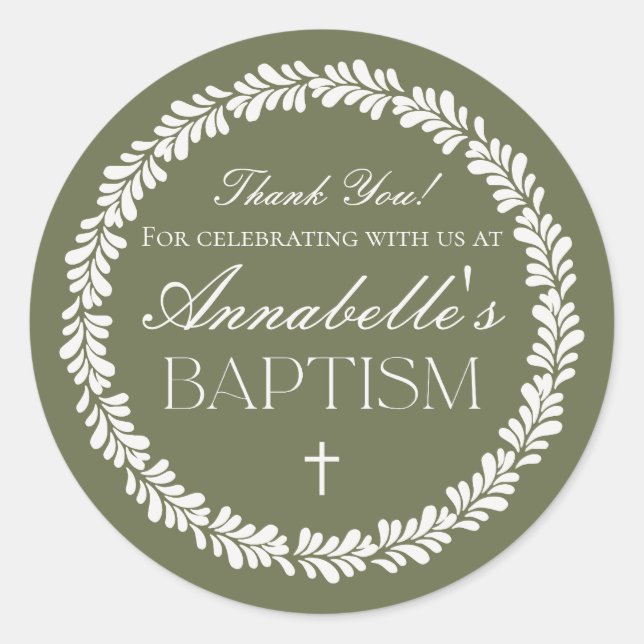 Adesivo Redondo Azulejo Verde Talavera Espanhol Fiesta Baptism Fav (Frente)