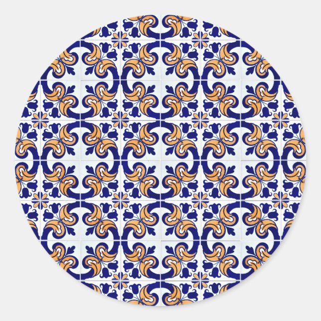 Adesivo Redondo Azulejos cerâmicos (Frente)