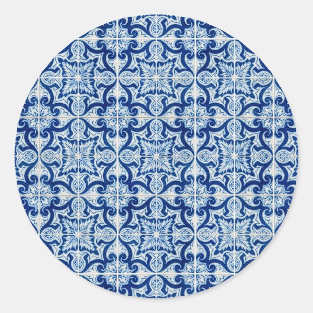 Adesivo Redondo Azulejos cerâmicos (Frente)