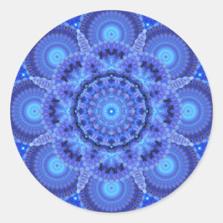 Adesivo Redondo Azure Harmony Mandala