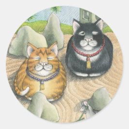 Adesivo Redondo B & T #45 Meditação