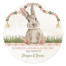 Baby Bunny Peach Ivory Sage