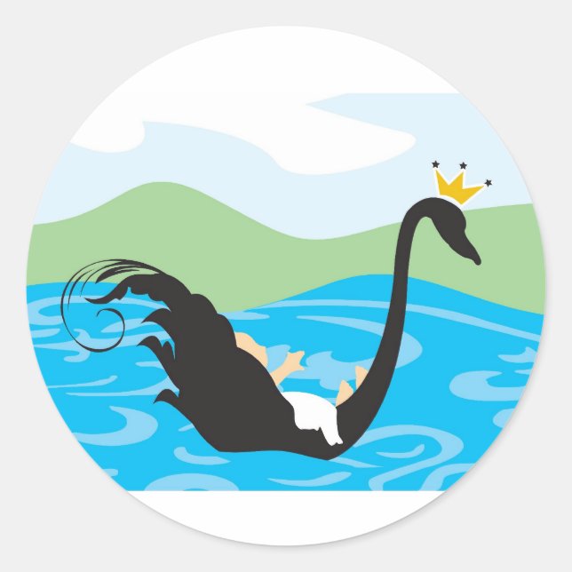 Adesivo Redondo Baby Invitation ou Favor Sticker (Frente)