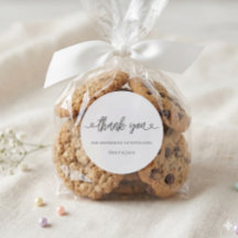 Baby Shower Favor Sticker Thank You Sticker 