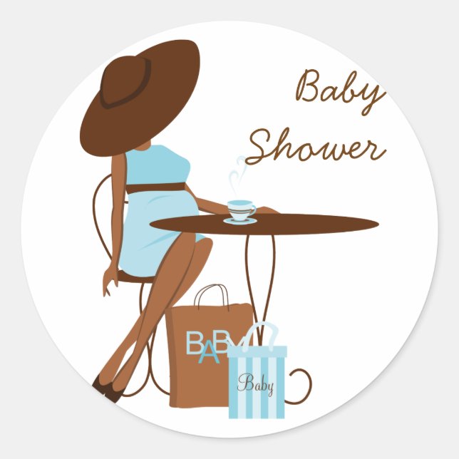 Adesivo Redondo Baby Tea (Frente)