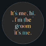 Adesivo Redondo Bachelor Divertido De Mens É Meu Olá, Eu Sou O Alm<br><div class="desc">Bachelor Divertido De Mens É O Meu Olá, Eu Sou O Almoço Que Se Casou</div>