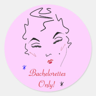 Adesivo Redondo Bachelorette Bash
