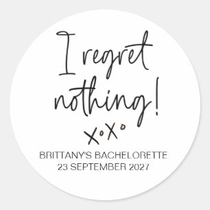 Adesivo Redondo Bachelorette Hens Partido Bridal Partido