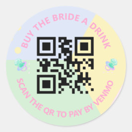 Adesivo Redondo Bachelorette QR/Ventiladores