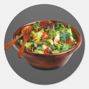 Adesivo Redondo Bacia de salada