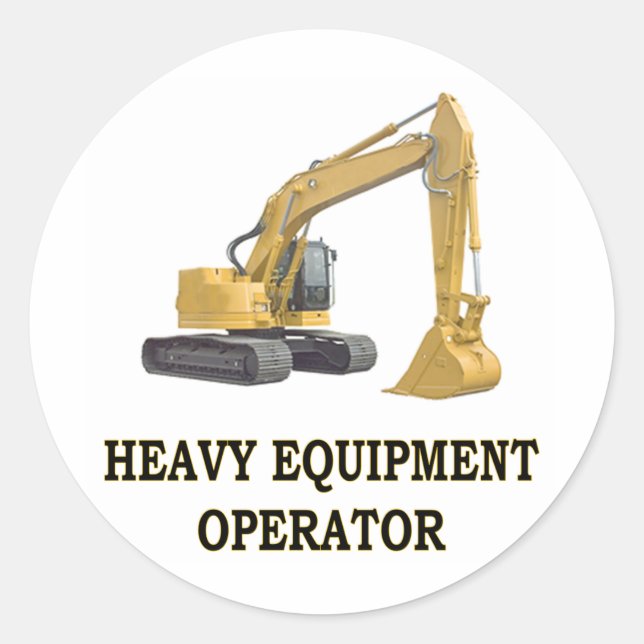 ADESIVO REDONDO BACK HOE (Frente)