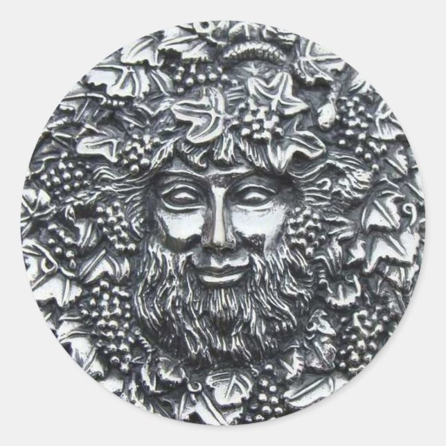 Adesivo Redondo Baco 1 Sticker (Frente)