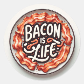 Adesivo Redondo Bacon I